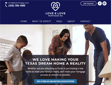 Tablet Screenshot of lovemortgage.com